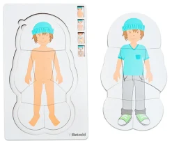 Lagenpuzzle Anatomie Junge, ab 4 Jahre