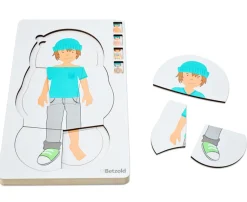 Lagenpuzzle Anatomie Junge, ab 4 Jahre