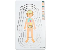 Lagenpuzzle Anatomie Junge, ab 4 Jahre