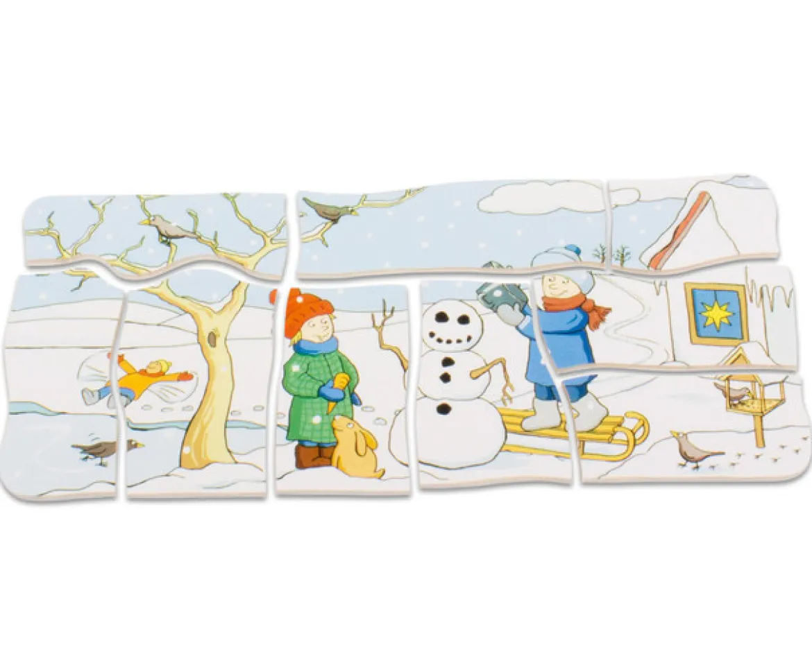 Lagen-Puzzle 4 Jahreszeiten, 4-7 Jahre
