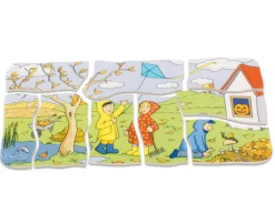 Lagen-Puzzle 4 Jahreszeiten, 4-7 Jahre