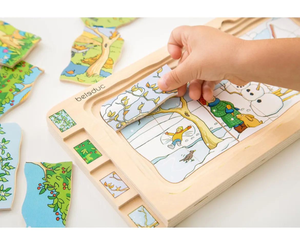 Lagen-Puzzle 4 Jahreszeiten, 4-7 Jahre