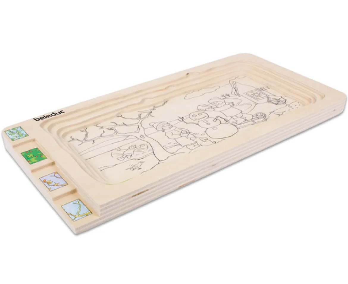 Lagen-Puzzle 4 Jahreszeiten, 4-7 Jahre