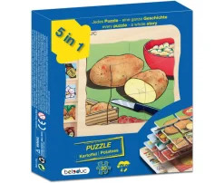 Lagenpuzzle Kartoffel, Holzpuzzle mit 5 Lagen, 4-5 Jahre