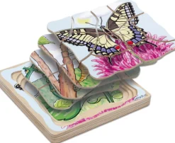 Lagenpuzzle Schmetterling, ab 4 Jahre