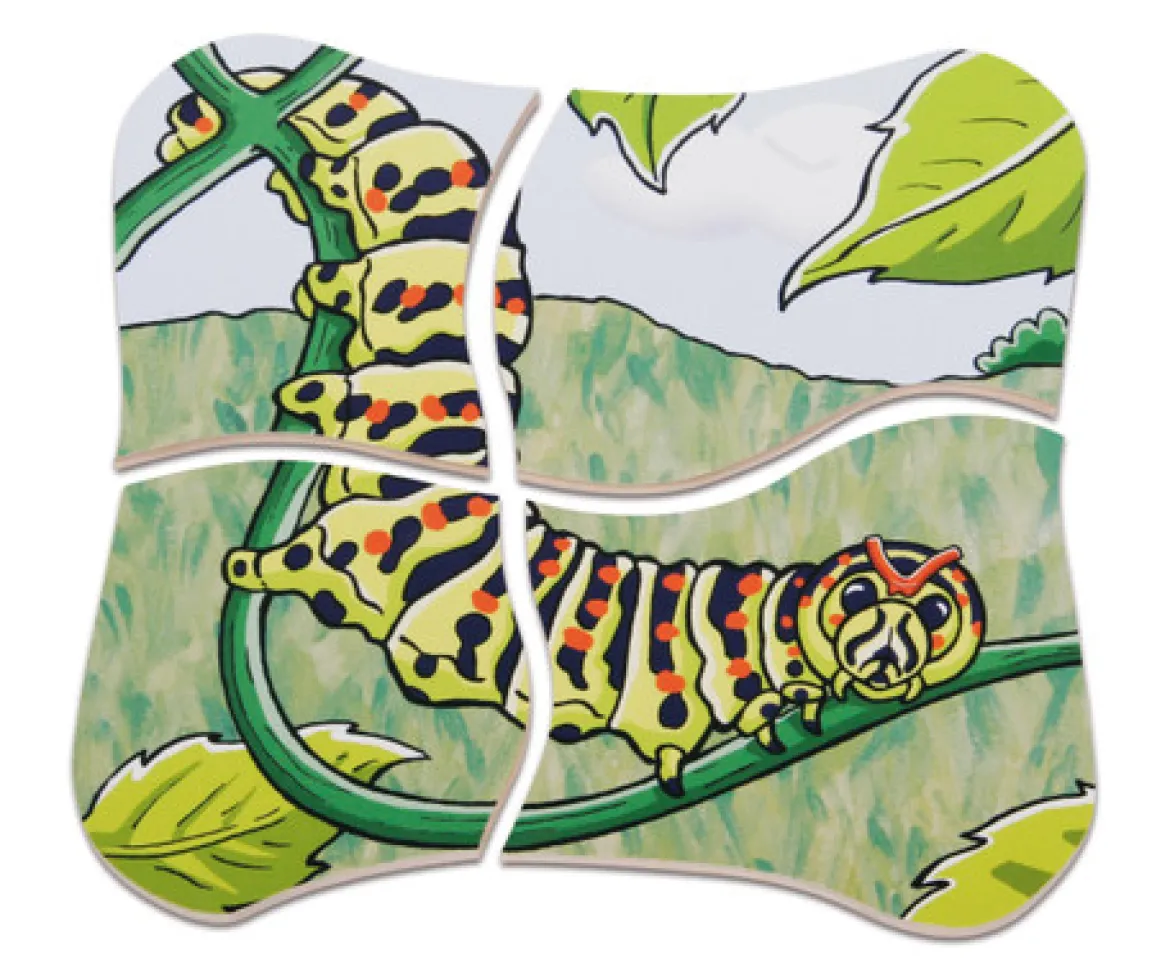 Lagenpuzzle Schmetterling, ab 4 Jahre