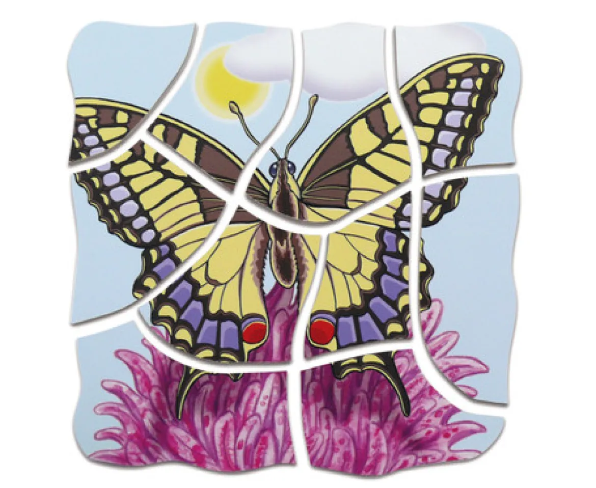 Lagenpuzzle Schmetterling, ab 4 Jahre