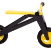 Laufrad "Caborunner", mit zwei Rädern, aus Carbon und Holz, gelb/schwarz, ab 2 Jahre