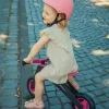 Laufrad "Caborunner", mit zwei Rädern, aus Carbon und Holz, pink/schwarz, ab 2 Jahre