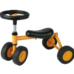 Laufrad mit vier Rädern und Lenker, Quaddy, orange, TopTrike Kinderfahrzeug