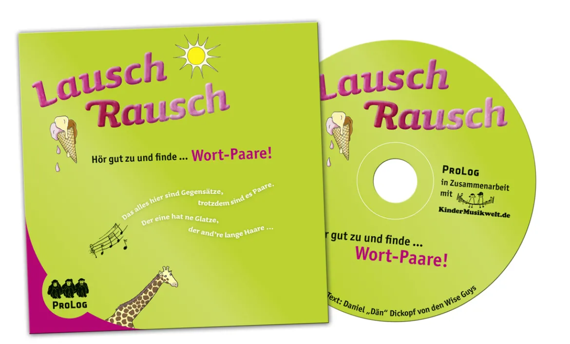 LauschRausch - Wort-Paare, Bildkarten und Audio-CD, ab 3 Jahre (nur solange der Vorrat reicht!)