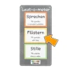 Laut-o-meter, magnetisches Organisationsmaterial für den Unterricht, 6-18 Jahre