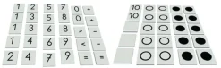 Legekasten Deutsch & Mathematik in blau mit 3 Tafeln, 215 Elemente, 1.-2. Klasse