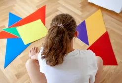 Legeteppich Tangram