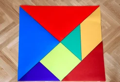 Legeteppich Tangram