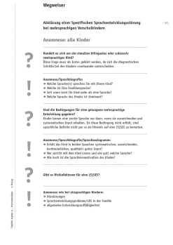 Leitfaden Sprachdiagnostik bei mehrsprachigen Kindern, Ordner
