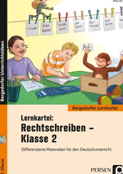 Lernkartei: Rechtschreiben - Klasse 2, Buch inkl. CD