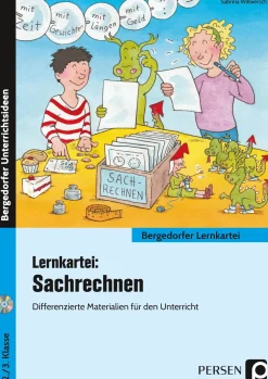 Lernkartei: Sachrechnen, Buch inkl. CD, 2. und 3. Klasse