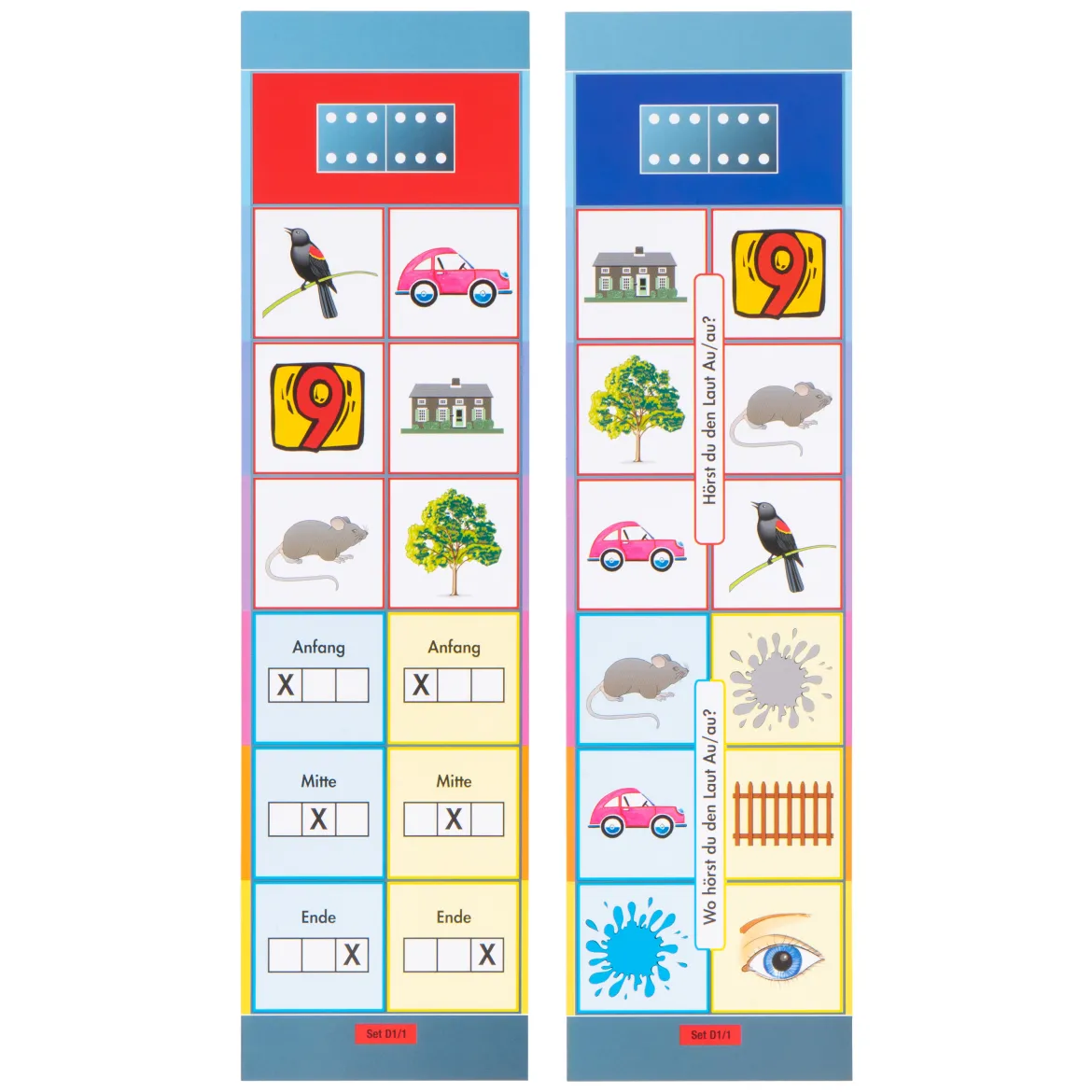 Lernkarten, Flocards Grundschule, Deutsch D1, Lautanalyse, 24-teilig