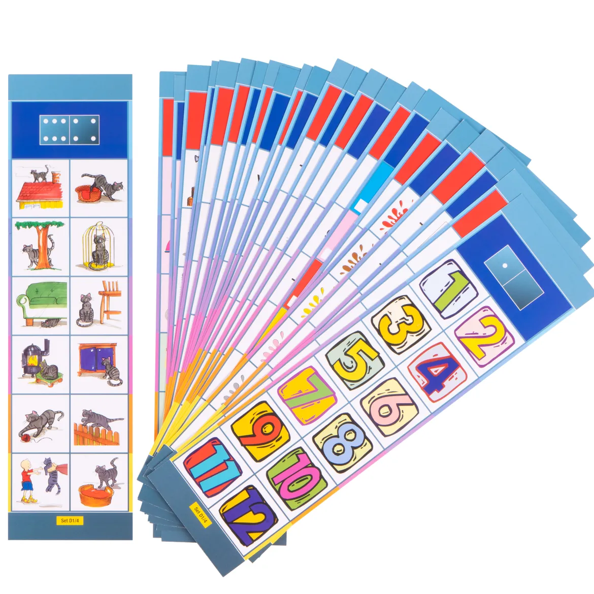 Lernkarten, Flocards Grundschule, Deutsch D4, Wortarten, 24-teilig