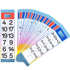 Lernkarten, Flocards Grundschule, Mathematik M3, Addieren und Subtrahieren ohne Zehnerübergang, 24-teilig