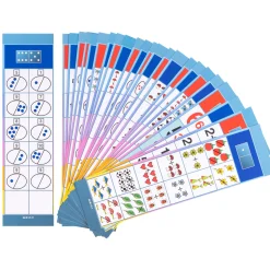 Lernkarten, Flocards Grundschule, Mathematik M1, Zählen, Vergleichen, Addieren, Subtrahieren, 24-teilig