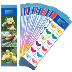 Lernkarten, Flocards Kindergarten Set 9, Farben und Positionen, 24-teilig