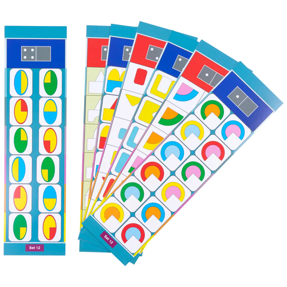 Lernkarten, Flocards Kindergarten Set 12, Farb- und Formenspiele, 24-teilig