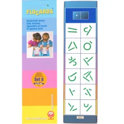 Lernkarten, Flocards Kindergarten Set 8, Formen und Strukturen, 24-teilig