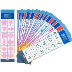 Lernkarten, Flocards Kindergarten Set 8, Formen und Strukturen, 24-teilig