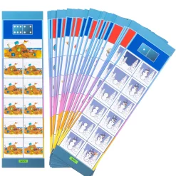Lernkarten, Flocards Kindergarten Set 6, Logisches Weiterdenken, 24-teilig