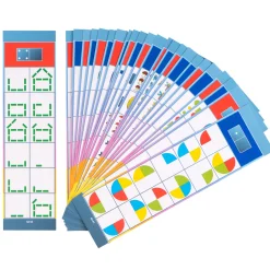 Lernkarten, Flocards Kindergarten Set 4, Vergleiche mit Zahlen und Mengen, 24-teilig