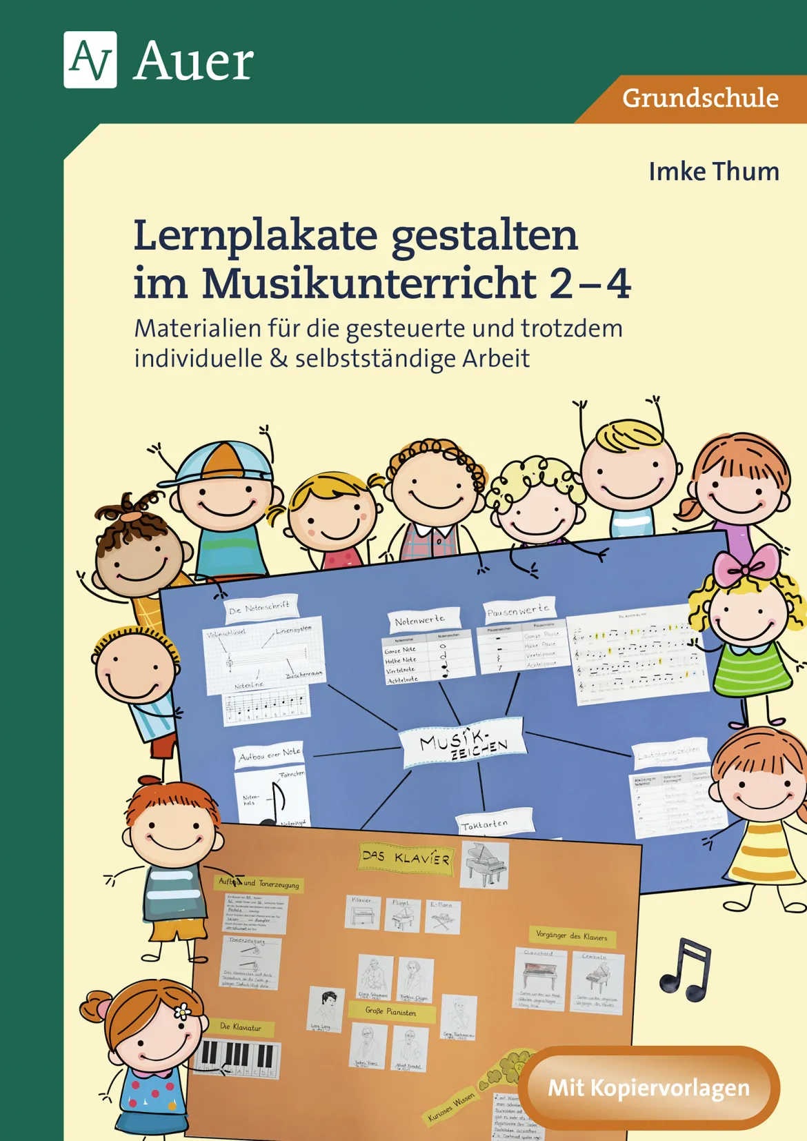 Lernplakate gestalten im Musikunterricht 2-4