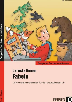 Lernstationen Fabeln, Buch, 2. bis 4. Klasse