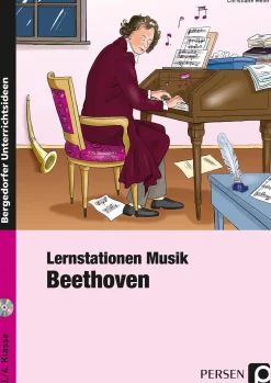 Lernstationen Musik: Beethoven, Broschüre inkl. CD, 3.-4. Klasse