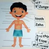 Lernteppich Mein Körper, deutsch/englisch
