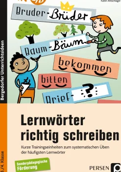 Lernwörter richtig schreiben, Buch, 3. und 4. Klasse