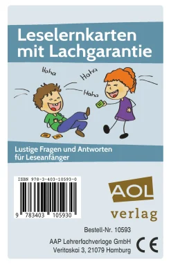 Leselernkarten mit Lachgarantie, Karten, 2. bis 4. Klasse