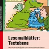Lesemalblätter: Textebene, Buch, 2. bis 4. Klasse
