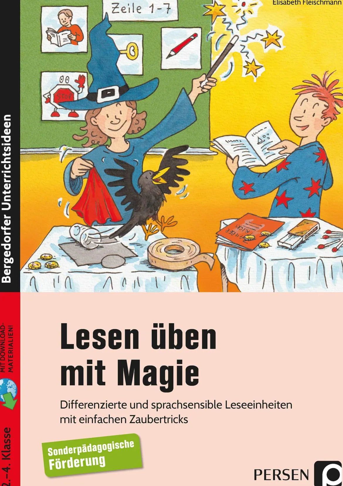 Lesen üben mit Magie, Buch, 2-4 Klasse