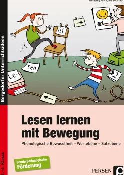 Lesen lernen mit Bewegung, Buch, 1.-6. Klasse