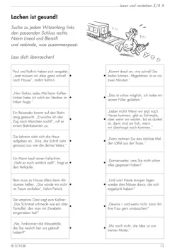 Lesen und verstehen, Aufgaben für das Leseverstehen A, 3.-4. Klasse