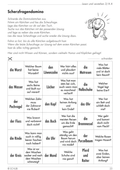Lesen und verstehen, Aufgaben für das Leseverstehen A, 3.-4. Klasse