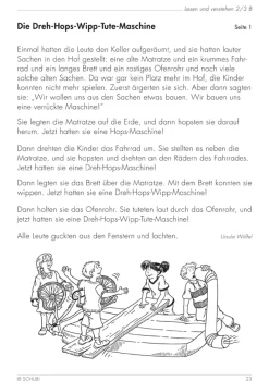Lesen und verstehen, Aufgaben für das Leseverstehen B, 2.-3. Klasse
