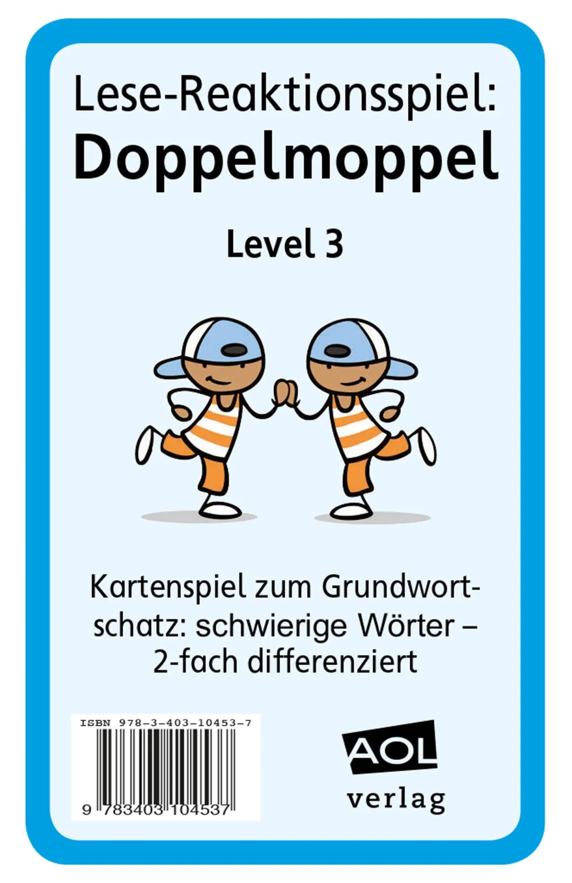 Lese-Reaktionsspiel: Doppelmoppel Level 3, 3.-4. Klasse