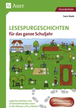 Lesespurgeschichten für das ganze Schuljahr