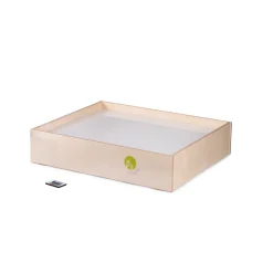 Leuchtsandkasten 84 x 70 x 18 cm, farbwechselnd, LED, Sandmalen, belastbar bis 70 kg