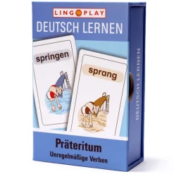 LingoCards Deutsch Lernen Präteritum - unregelmäßige Verben?, Lernspiel, ab 9 Jahre