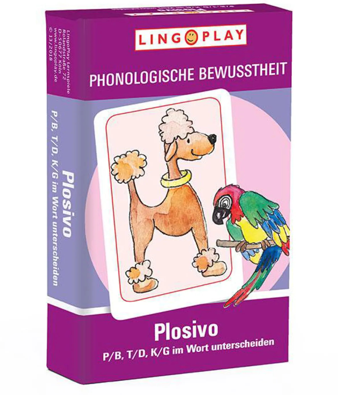 LingoCards Plosivo - T/D, P/B, K/G im Wort unterscheiden, ab 8 Jahre