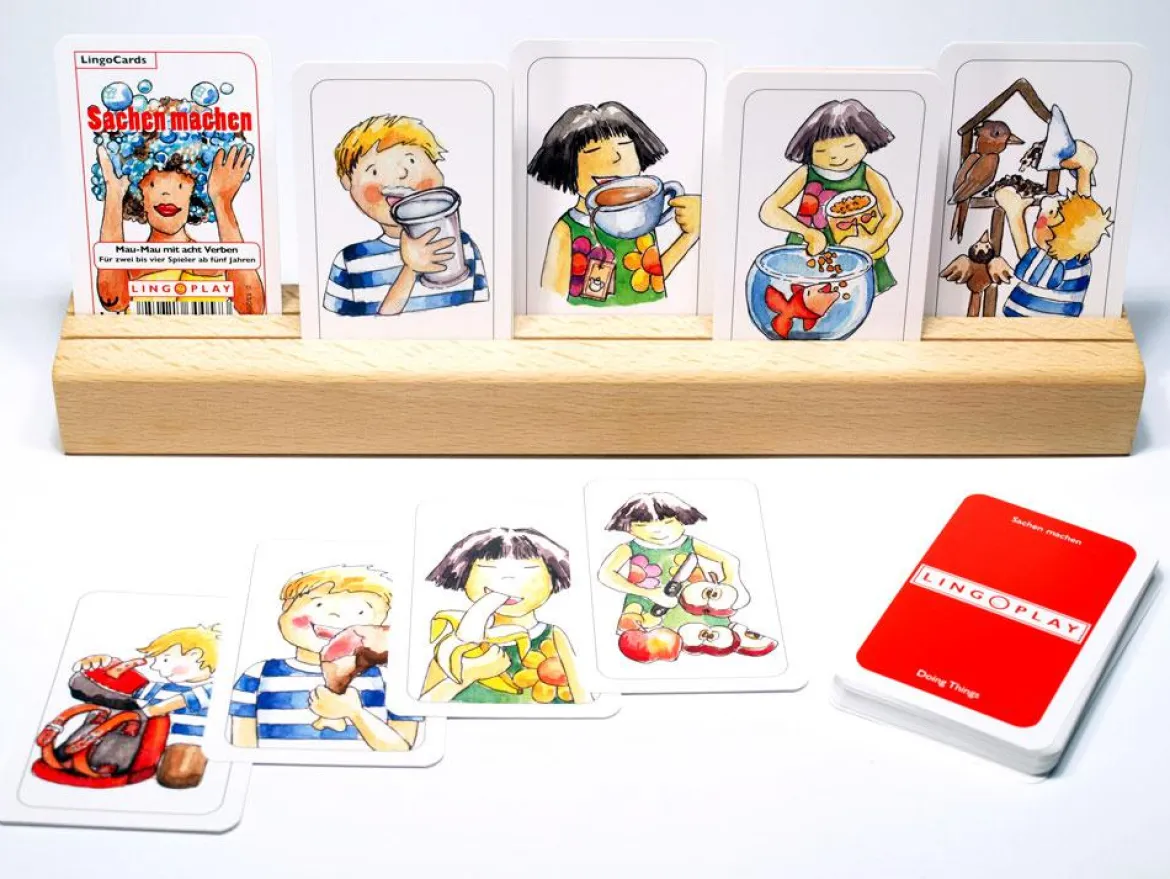 LingoCards Sachen machen, Wortschatz-Spiel, ab 5 Jahre